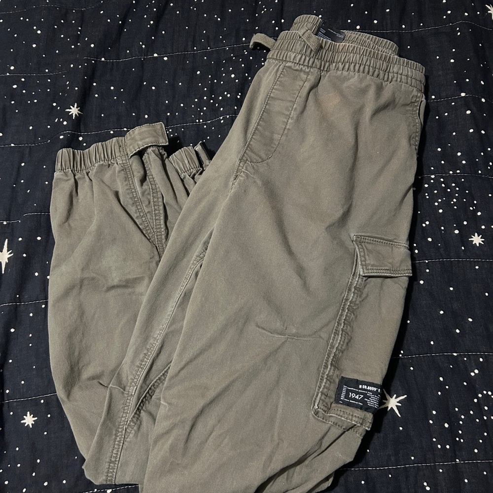 Olive Cargo Pants
